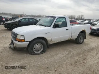 2000 Ford Ranger XL with VIN 1FTYR10V1YPA88554, listed as a Copart auction lot 49630765 with 206,711 mi miles and Salvage Title. Bid and sale history available at carsss.com. Image 1.