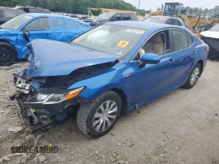2019 Toyota Camry Hybrid LE z VIN 4T1B31HK4KU008024, wystawiony jako Copart lot #58511215 z przebiegiem Nie podano mil oraz Szkoda całkowita • Salvage title. Historia ofert i sprzedaży dostępna na DreamBid. Obrazek 1.