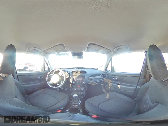 2017 Jeep Renegade Altitude with VIN ZACCJABH5HPE89956, listed as a Copart auction lot 85488764 with 111,872 mi miles and Salvage title. Bid and sale history available at DreamBid. Image 13.