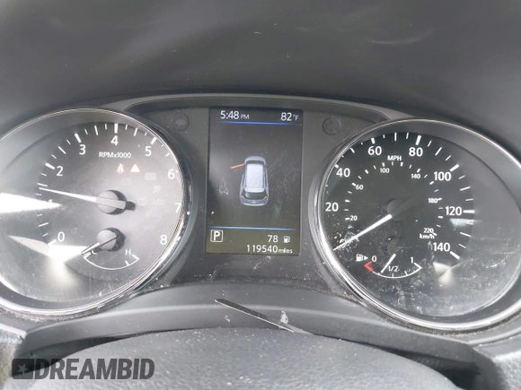 2019 Nissan Rogue SV with VIN KNMAT2MT3KP527956, listed as a IAAI auction lot 42617872 with 119,450 mi miles and . Bid and sale history available at DreamBid. Image 7.