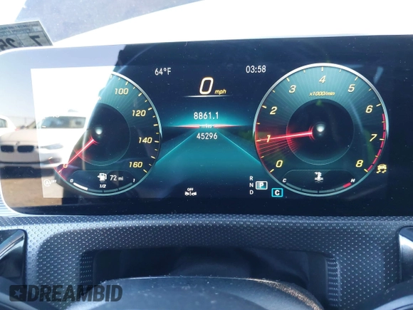 2020 Mercedes-Benz CLA 250 with VIN W1K5J4HBXLN127562, listed as a IAAI auction lot 41821794 with 45,296 mi miles and . Bid and sale history available at DreamBid. Image 7.