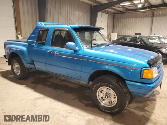 1994 Ford Ranger Splash with VIN 1FTCR15X3RPB97796, listed as a Copart auction lot 45421965 with 99,825 mi miles and Clean title. Bid and sale history available at DreamBid. Image 4.