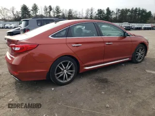 2015 Hyundai Sonata Sport with VIN 5NPE34AB0FH123880, listed as a Copart auction lot 51662735 with 101,297 mi miles and Salvage Title. Bid and sale history available at carsss.com. Image 3.