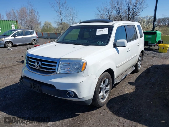 2012 Honda Pilot EX-L with VIN 5FNYF4H54CB041911, listed as a IAAI auction lot 41968540 with 124,646 mi miles and . Bid and sale history available at DreamBid. Image 20.
