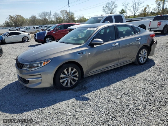 2018 Kia Optima EX with VIN 5XXGU4L32JG218652, listed as a Copart auction lot 46884225 with 129,333 mi miles and Non Repairable. Bid and sale history available at carsss.com. Image 1.