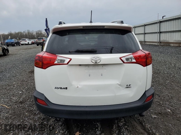 2014 Toyota RAV4 LE with VIN JTMBFREV9ED079488, listed as a Copart auction lot 52695515 with 106,097 mi miles and Salvage Title. Bid and sale history available at DreamBid. Image 6.