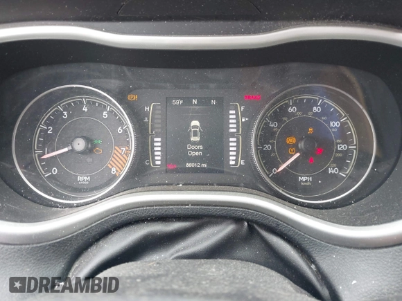 2014 Jeep Cherokee Latitude with VIN 1C4PJLCS3EW143362, listed as a IAAI auction lot 42150037 with 86,012 mi miles. Bid and sale history available at carsss.com. Image 7.
