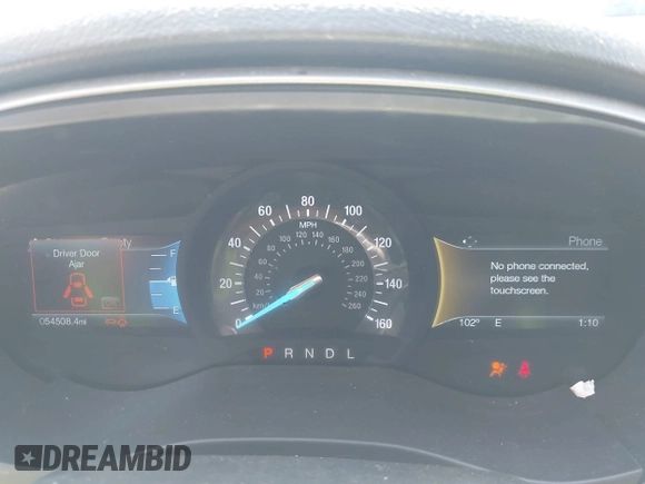 2018 Ford Fusion SE with VIN 3FA6P0H71JR115009, listed as a IAAI auction lot 40270894 with 54,508 mi miles. Bid and sale history available at carsss.com. Image 7.