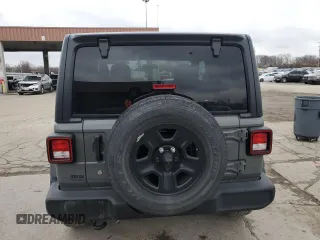 2018 Jeep Wrangler Sport S with VIN 1C4GJXAG0JW276564, listed as a Copart auction lot 85722374 with 58,049 mi miles and Salvage title. Bid and sale history available at DreamBid. Image 6.