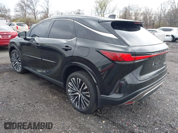 2023 Lexus RX 350 with VIN 2T2BAMCA1PC015877, listed as a IAAI auction lot 42030702 with 17,147 mi miles and . Bid and sale history available at DreamBid. Image 3.