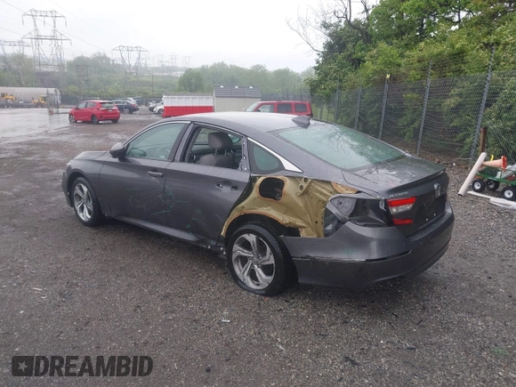 2018 Honda Accord EX-L z VIN 1HGCV1F54JA121134, wystawiony jako IAAI lot #42226157 z przebiegiem 50 888 mil mil oraz . Historia ofert i sprzedaży dostępna na DreamBid. Obrazek 3.