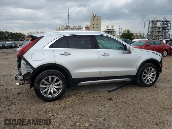 2021 Cadillac XT4 FWD Premium Luxury with VIN 1GYFZCR48MF083164, listed as a Copart auction lot 55377235 with 63,987 mi miles and Salvage title. Bid and sale history available at DreamBid. Image 3.