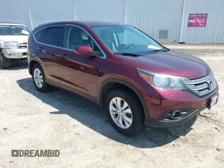 2014 Honda CR-V EX with VIN 5J6RM4H54EL033361, listed as a IAAI auction lot 42143124 with 1 mi miles. Bid and sale history available at carsss.com. Image 1.