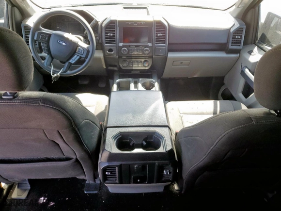 2018 Ford F-150 XL with VIN 1FTEW1CP3JKC79971, listed as a Copart auction lot 50164625 with NaN miles and Salvage Title. Bid and sale history available at carsss.com. Image 8.