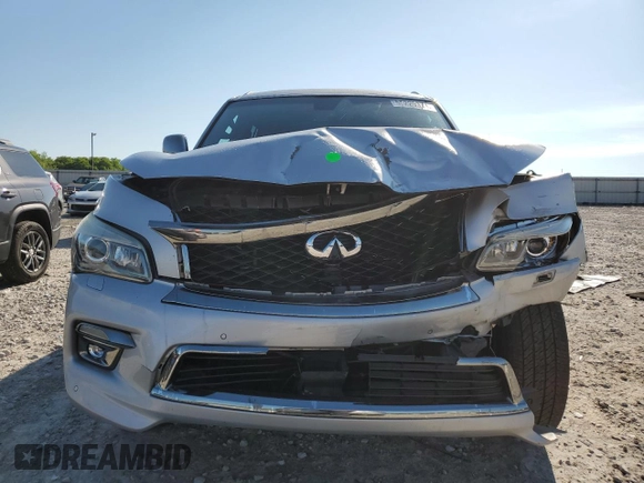 2015 Infiniti QX80 with VIN JN8AZ2NE7F9084529, listed as a Copart auction lot 55229374 with 213,465 mi miles and Salvage Title. Bid and sale history available at carsss.com. Image 5.