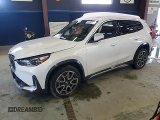 2024 BMW X1 xDrive28i with VIN WBX73EF03R5Y82441, listed as a Copart auction lot 46266505 with 8,540 mi miles and Salvage Title. Bid and sale history available at carsss.com. Image 1.