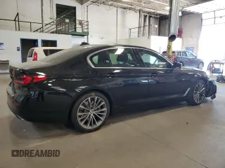 2021 BMW 5 Series 530i xDrive with VIN WBA13BJ01MCF15454, listed as a Copart auction lot 56922345 with 115,667 mi miles and Salvage title. Bid and sale history available at DreamBid. Image 3.