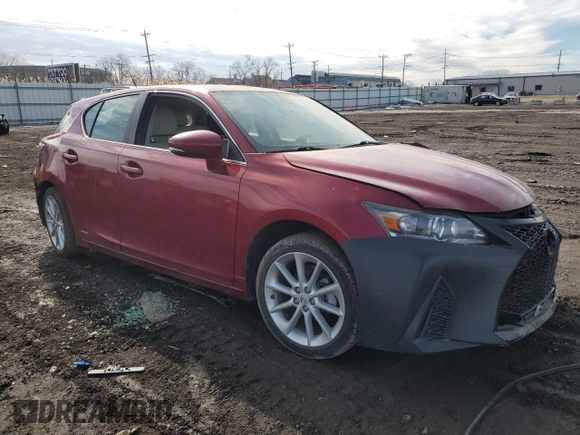 2013 Lexus CT 200h с VIN JTHKD5BH4D2167516, выставлен на аукционе Copart как лот 47007935 с пробегом Не указан миль и Списание • Salvage title. История ставок и продаж доступна на DreamBid. Изображение 4.