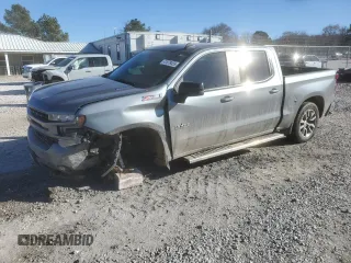 2021 Chevrolet Silverado 1500 RST with VIN 3GCUYEET5MG157891, listed as a Copart auction lot 41878455 with 94,517 mi miles and Salvage Title. Bid and sale history available at carsss.com. Image 1.