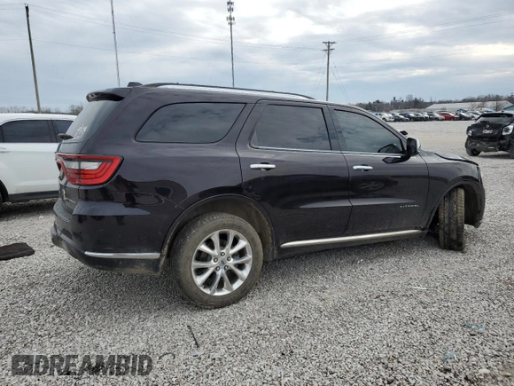 2019 Dodge Durango Citadel with VIN 1C4RDJEG6KC534225, listed as a Copart auction lot 44975765 with 66,808 mi miles and Salvage Title. Bid and sale history available at DreamBid. Image 3.