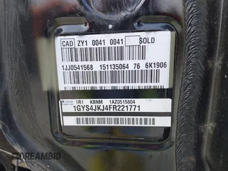 2015 Cadillac Escalade ESV Premium z VIN 1GYS4JKJ4FR221771, wystawiony jako IAAI lot #41752472 z przebiegiem Nie podano mil oraz . Historia ofert i sprzedaży dostępna na DreamBid. Obrazek 9.