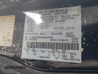 2006 Ford Explorer Limited с VIN 1FMEU75816UB47085, выставлен на аукционе IAAI как лот 42649186 с пробегом 196 606 миль миль и . История ставок и продаж доступна на DreamBid. Изображение 9.