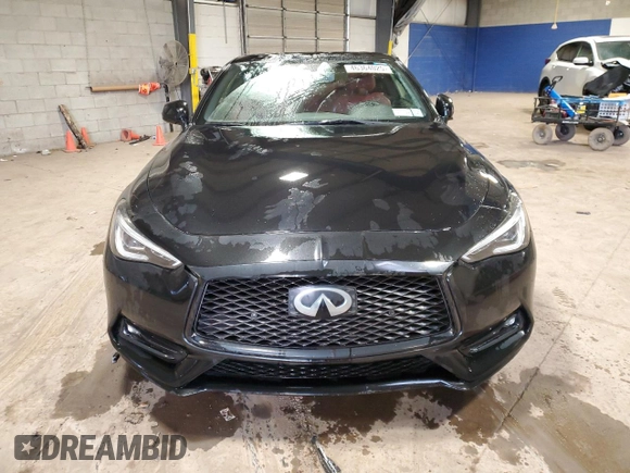 2018 Infiniti Q60 Red Sport 400 z VIN JN1FV7EL5JM630102, wystawiony jako Copart lot #46364025 z przebiegiem Nie podano mil oraz Szkoda całkowita • Salvage title. Historia ofert i sprzedaży dostępna na DreamBid. Obrazek 5.