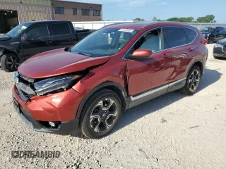 2018 Honda CR-V Touring with VIN 2HKRW2H98JH621771, listed as a Copart auction lot 61872565 with 81,147 mi miles and Salvage title. Bid and sale history available at DreamBid. Image 1.