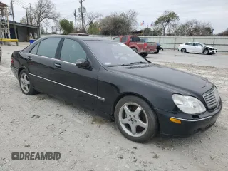 2001 Mercedes-Benz S-Class 6.0L with VIN WDBNG78J01A183286, listed as a Copart auction lot 87970425 with 0 mi miles and Clean Title. Bid and sale history available at carsss.com. Image 4.
