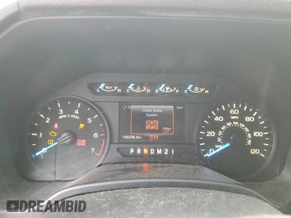 2017 Ford F-150 XL with VIN 1FTFX1CF3HKE39026, listed as a Copart auction lot 43138075 with 155,236 mi miles and Clean Title. Bid and sale history available at carsss.com. Image 9.