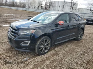 2017 Ford Edge Sport with VIN 2FMPK4AP9HBB33681, listed as a Copart auction lot 51232825 with 0 mi miles and Salvage Title. Bid and sale history available at carsss.com. Image 1.