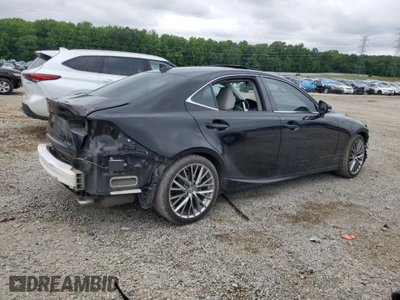 2015 Lexus IS 250 with VIN JTHBF1D24F5056803, listed as a Copart auction lot 56055405 with 104,803 mi miles and Clean title. Bid and sale history available at DreamBid. Image 3.