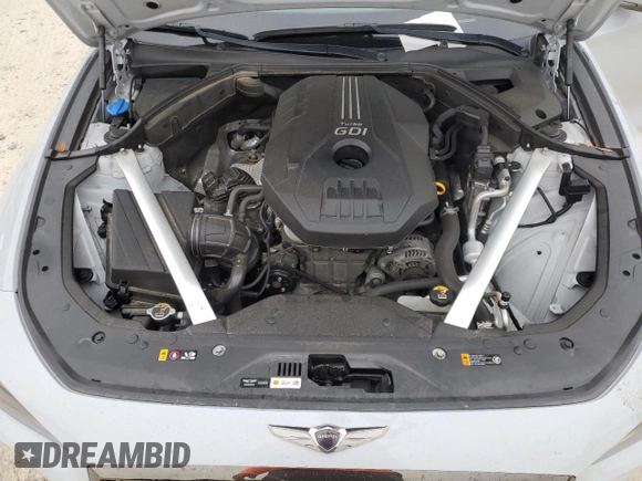 2019 Genesis G70 2.0T Advanced with VIN KMTG44LA8KU034148, listed as a Copart auction lot 71370214 with 37,482 mi miles and Non Repairable. Bid and sale history available at carsss.com. Image 12.