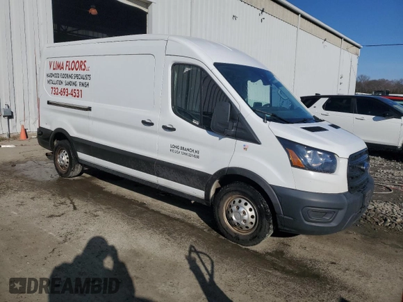 2020 Ford Transit with VIN 1FTBW9CGXLKB19851, listed as a Copart auction lot 83315454 with 174,359 mi miles and Salvage title. Bid and sale history available at DreamBid. Image 4.