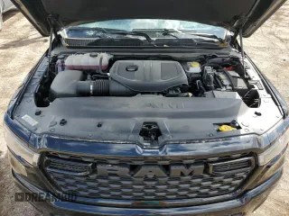 2025 Ram 1500 with VIN 1C6SRFBP5SN506206, listed as a Copart auction lot 55414155 with 5,892 mi miles and Salvage title. Bid and sale history available at DreamBid. Image 11.