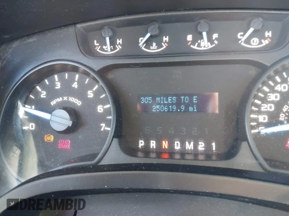 2011 Ford F-150 XL with VIN 1FTMF1CM7BKE10306, listed as a IAAI auction lot 41328697 with 250,619 mi miles. Bid and sale history available at carsss.com. Image 7.