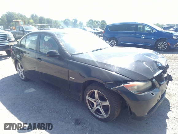2007 BMW 3 Series 328xi with VIN WBAVC93547KX58993, listed as a IAAI auction lot 42584532 with 192,380 mi miles and . Bid and sale history available at DreamBid. Image 1.