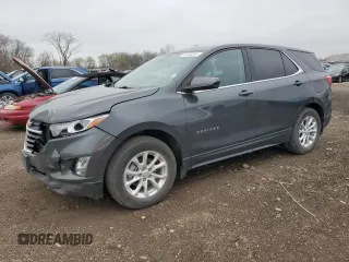 2021 Chevrolet Equinox LT with VIN 3GNAXKEV0ML342306, listed as a Copart auction lot 53552815 with 39,094 mi miles and Salvage title. Bid and sale history available at DreamBid. Image 1.