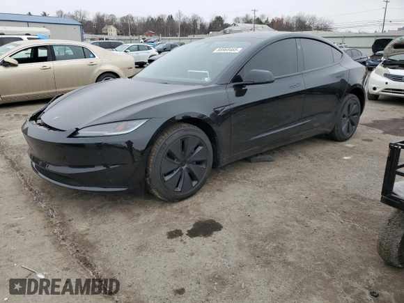 2025 Tesla Model 3 Long Range with VIN 5YJ3E1EA0SF890851, listed as a Copart auction lot 88960465 with 755 mi miles and Salvage Title. Bid and sale history available at DreamBid. Image 1.