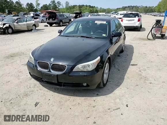 2007 BMW 5 Series 530xi with VIN WBANF73517CY17309, listed as a Copart auction lot 52692025 with 90,817 mi miles and Salvage title. Bid and sale history available at DreamBid. Image 11.