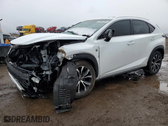 2017 Lexus NX 200t z VIN JTJBARBZ2H2146130, wystawiony jako Copart lot #53987205 z przebiegiem 108 426 mil mil oraz Szkoda całkowita • Salvage title. Historia ofert i sprzedaży dostępna na DreamBid. Obrazek 1.