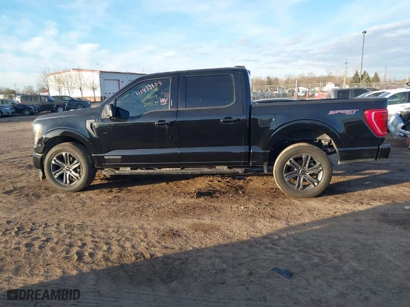 2023 Ford F-150 XL with VIN 1FTFW1ED6PFD09571, listed as a IAAI auction lot 41433155 with 18,230 mi miles. Bid and sale history available at carsss.com. Image 14.