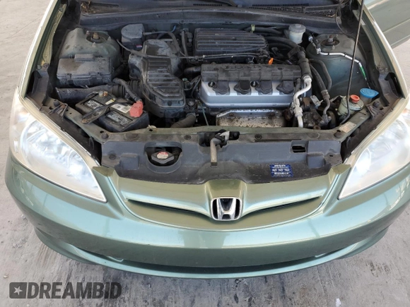 2004 Honda Civic LX with VIN 2HGES16544H519953, listed as a Copart auction lot 46410985 with 155,076 mi miles and Salvage Title. Bid and sale history available at DreamBid. Image 11.