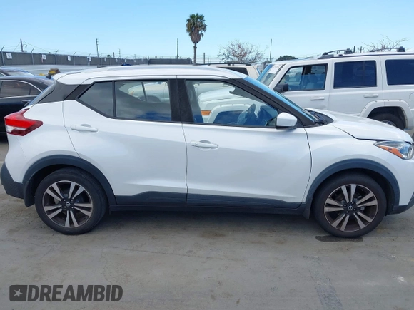 2020 Nissan Kicks SV with VIN 3N1CP5CV3LL483605, listed as a IAAI auction lot 42261522 with 53,381 mi miles and . Bid and sale history available at DreamBid. Image 14.