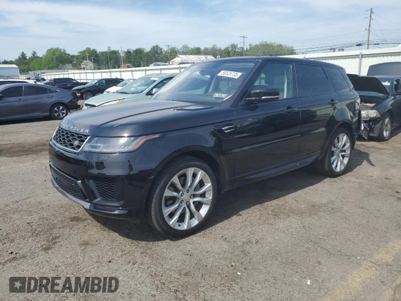 2019 Land Rover Range Rover Sport HSE with VIN SALWR2RV9KA829312, listed as a Copart auction lot 56525735 with 99,498 mi miles and Salvage title. Bid and sale history available at DreamBid. Image 1.