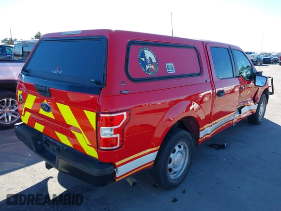 2019 Ford F-150 XL with VIN 1FTEW1CB6KKD50814, listed as a IAAI auction lot 41230911 with 35,600 mi miles and . Bid and sale history available at DreamBid. Image 4.
