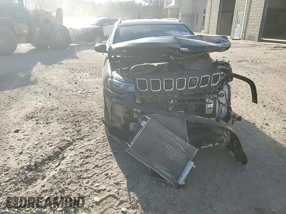 2023 Jeep Compass Latitude with VIN 3C4NJDBN0PT500577, listed as a Copart auction lot 47490255 with 19,984 mi miles and Salvage Title. Bid and sale history available at DreamBid. Image 11.