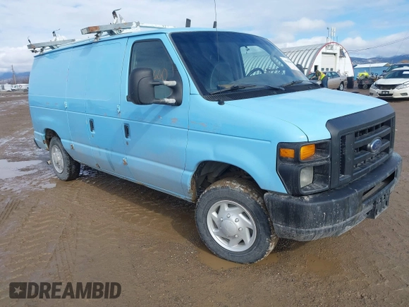 2008 Ford Econoline Cargo Commercial z VIN 1FTNE14W88DB57629, wystawiony jako IAAI lot #41566660 z przebiegiem 167 399 mil mil oraz . Historia ofert i sprzedaży dostępna na DreamBid. Obrazek 1.