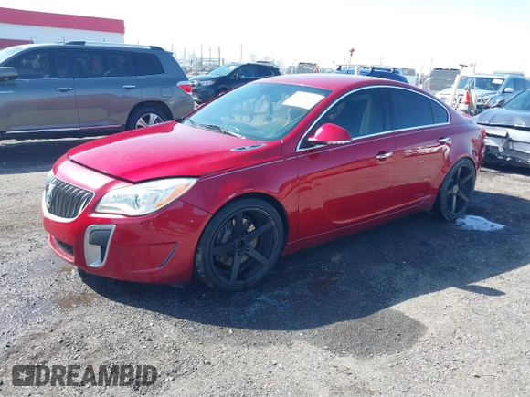2014 Buick Regal GS with VIN 2G4GT5GX8E9233221, listed as a IAAI auction lot 41761732 with 130,609 mi miles. Bid and sale history available at carsss.com. Image 19.