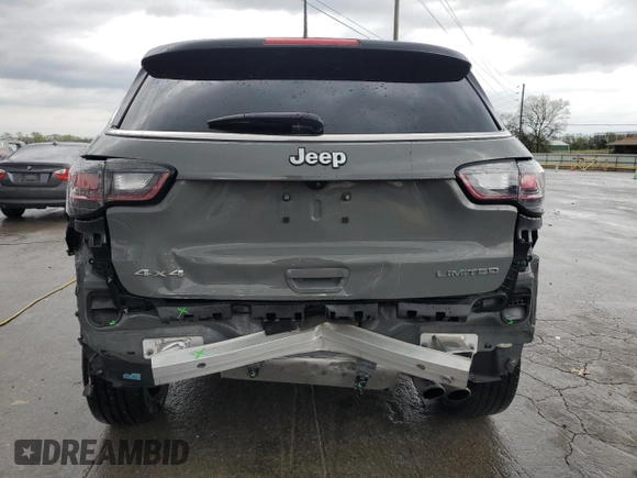 2022 Jeep Compass High Altitude with VIN 3C4NJDCB9NT153946, listed as a Copart auction lot 51050775 with 44,430 mi miles and Salvage Title. Bid and sale history available at carsss.com. Image 6.